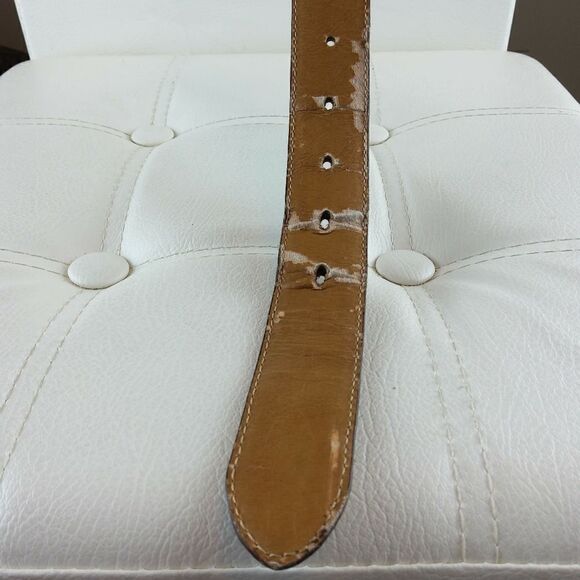 Lady Canterbury brown croco leather belt - Picture 11 of 16